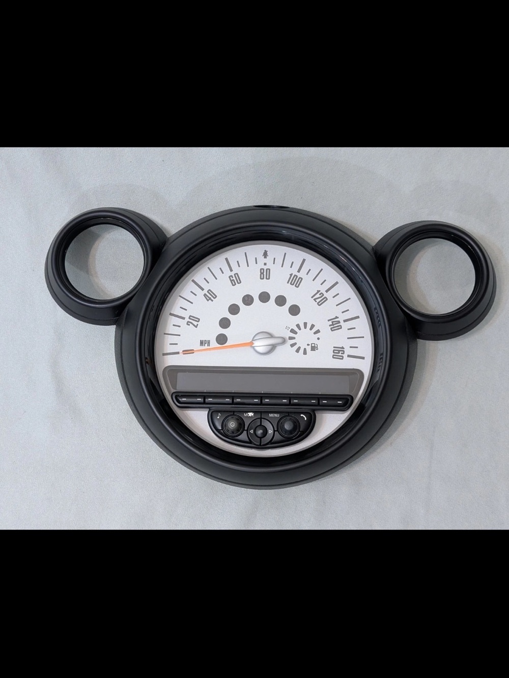 MINI Cooper Speedometer Cluster 9232432 R56 R57 R58 R59 Silver CD Media Gauge